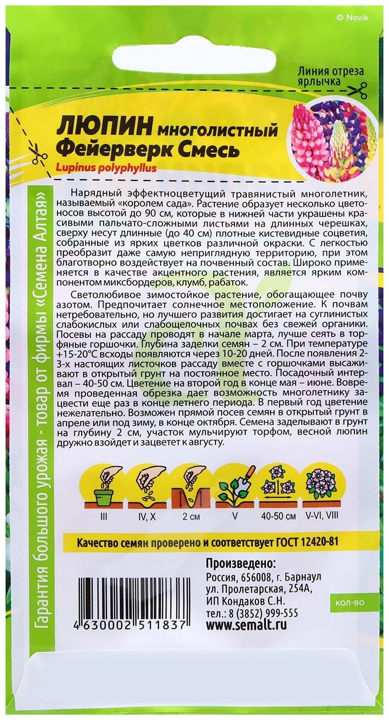 Семена Люпин 