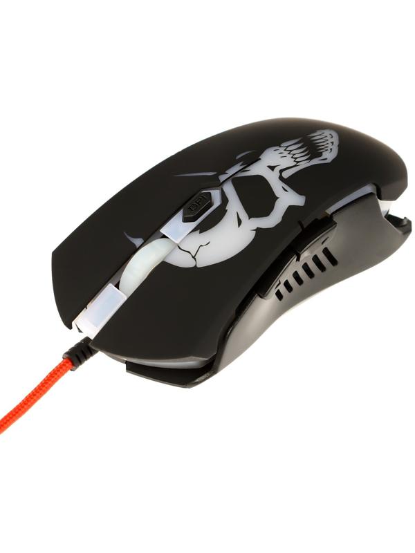 Игровой набор Qumo Axe Strike 3 в 1, клавиатура+мышь+ковер, проводной, 2400 dpi