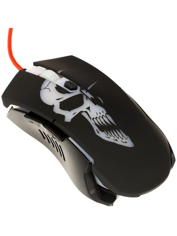 Игровой набор Qumo Axe Strike 3 в 1, клавиатура+мышь+ковер, проводной, 2400 dpi