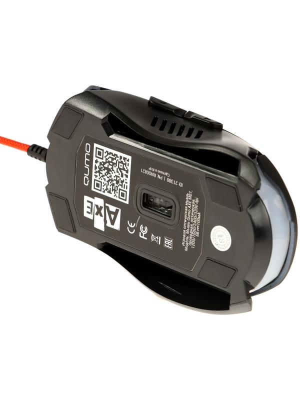 Игровой набор Qumo Axe Strike 3 в 1, клавиатура+мышь+ковер, проводной, 2400 dpi