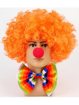 Карнавальный набор Клоуна бант22 верт. полоски + нос+парик