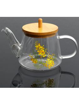 Чайник «Нежная мимоза», 600 мл