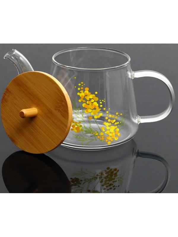 Чайник «Нежная мимоза», 600 мл