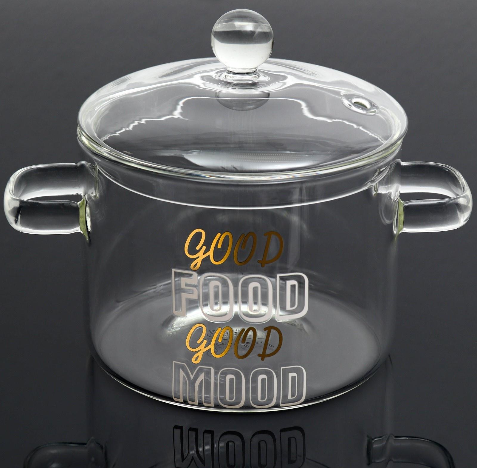 Кастрюля из жаропрочного стекла Good food, 1300 мл