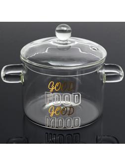 Кастрюля из жаропрочного стекла Good food, 1300 мл