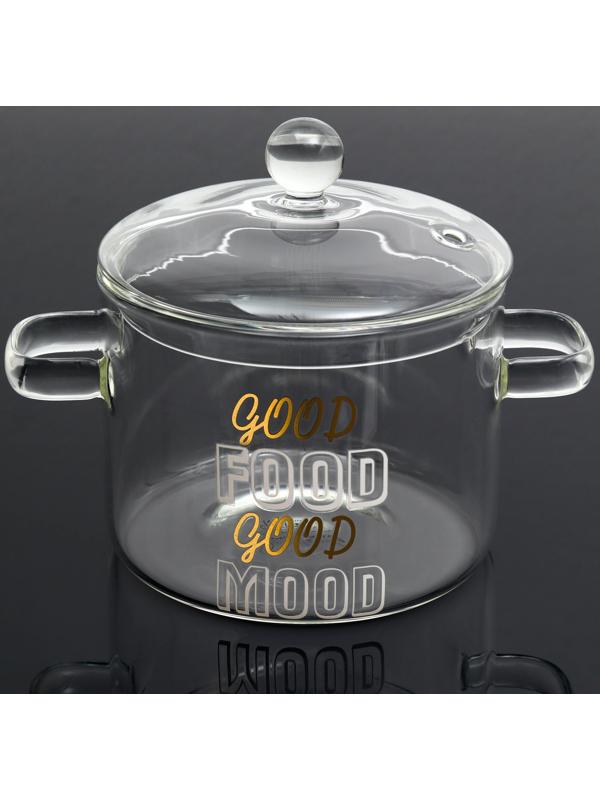 Кастрюля из жаропрочного стекла Good food, 1300 мл