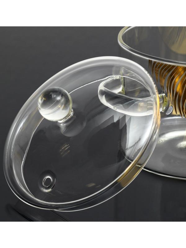 Кастрюля из жаропрочного стекла «Тропики», 1300 мл