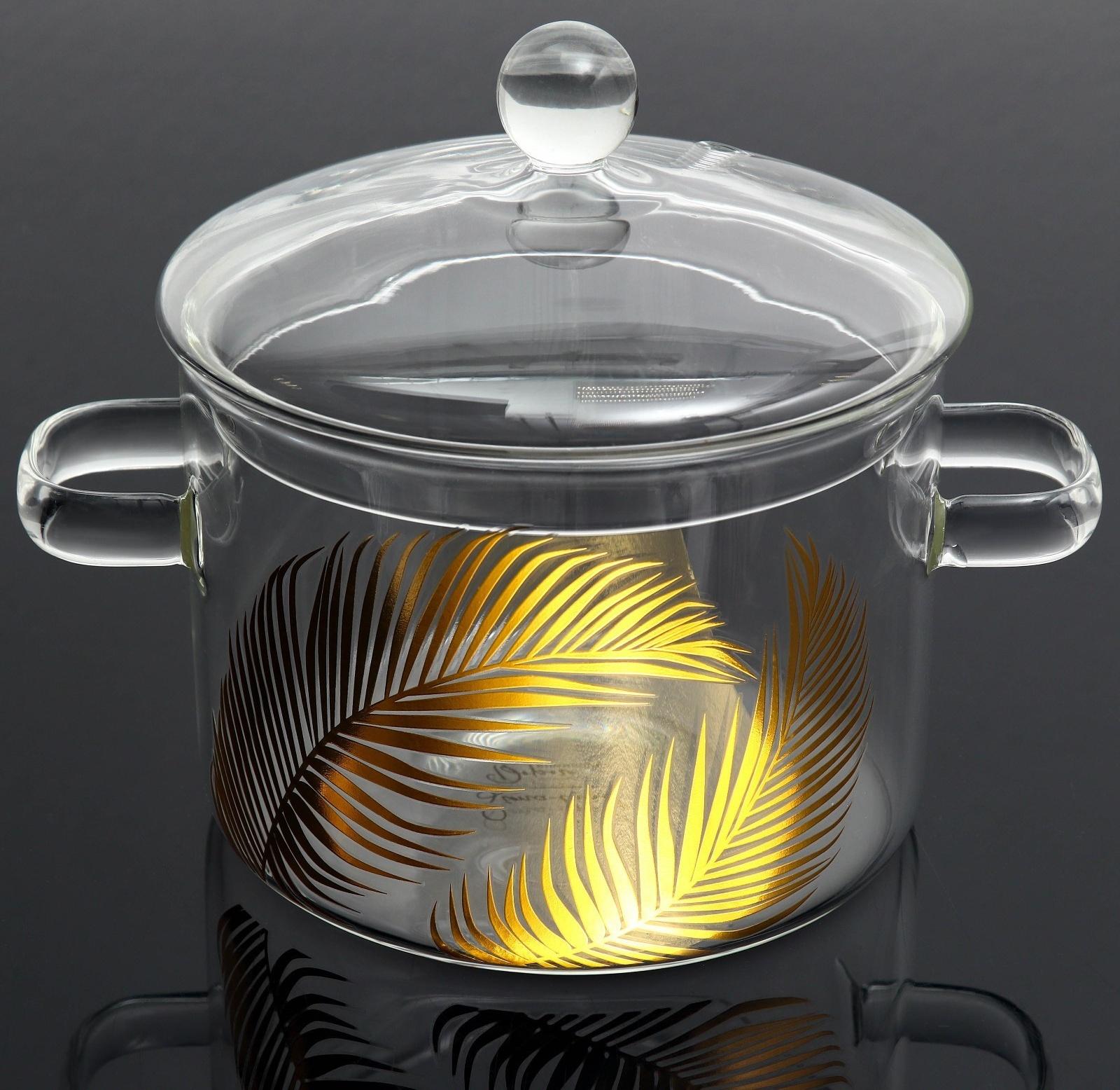 Кастрюля из жаропрочного стекла «Тропики», 1500 мл