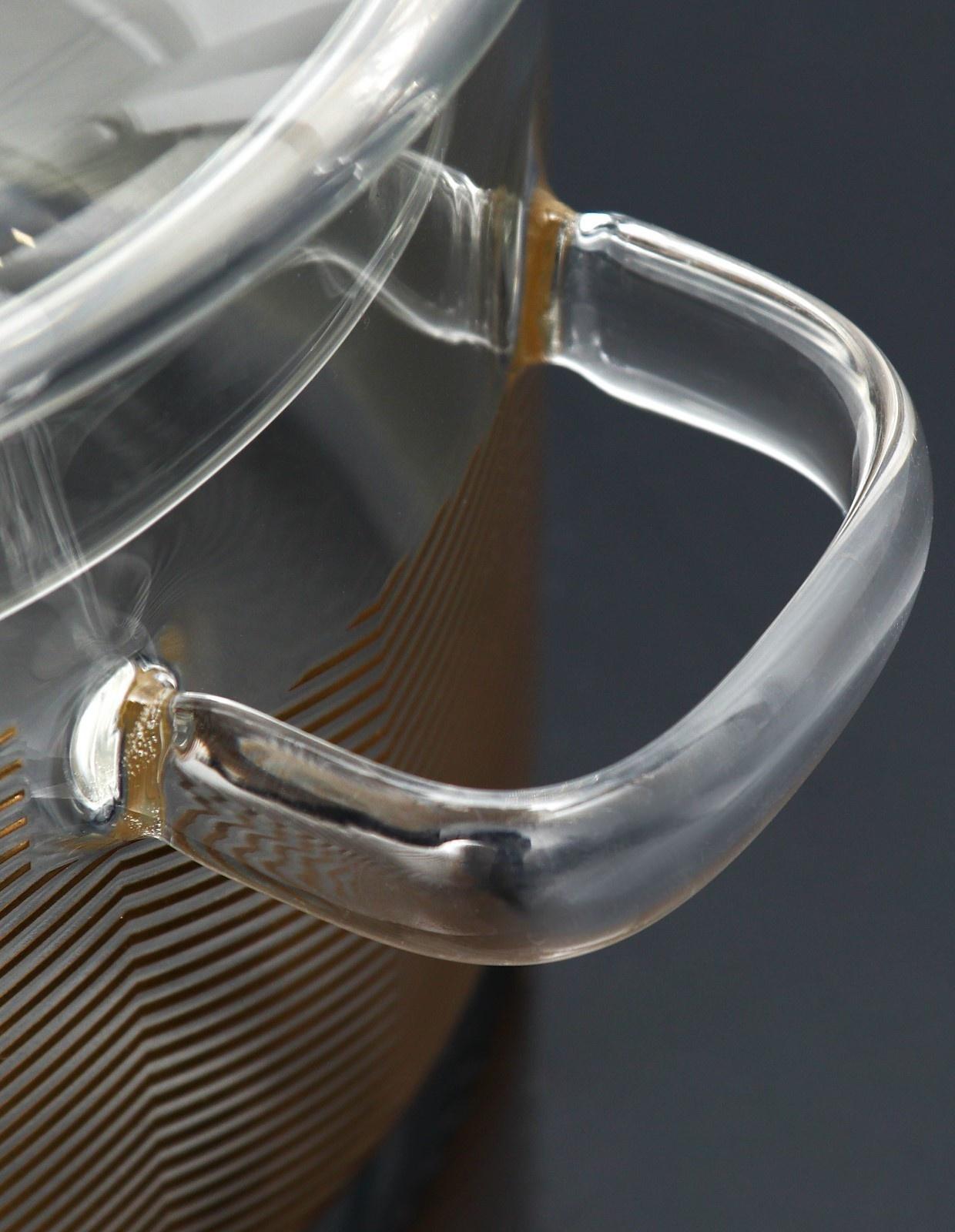 Кастрюля из жаропрочного стекла «Геометрия», 1500 мл