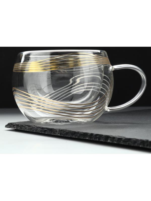 Кружка с двойными стенками «Геометрия», 270 мл