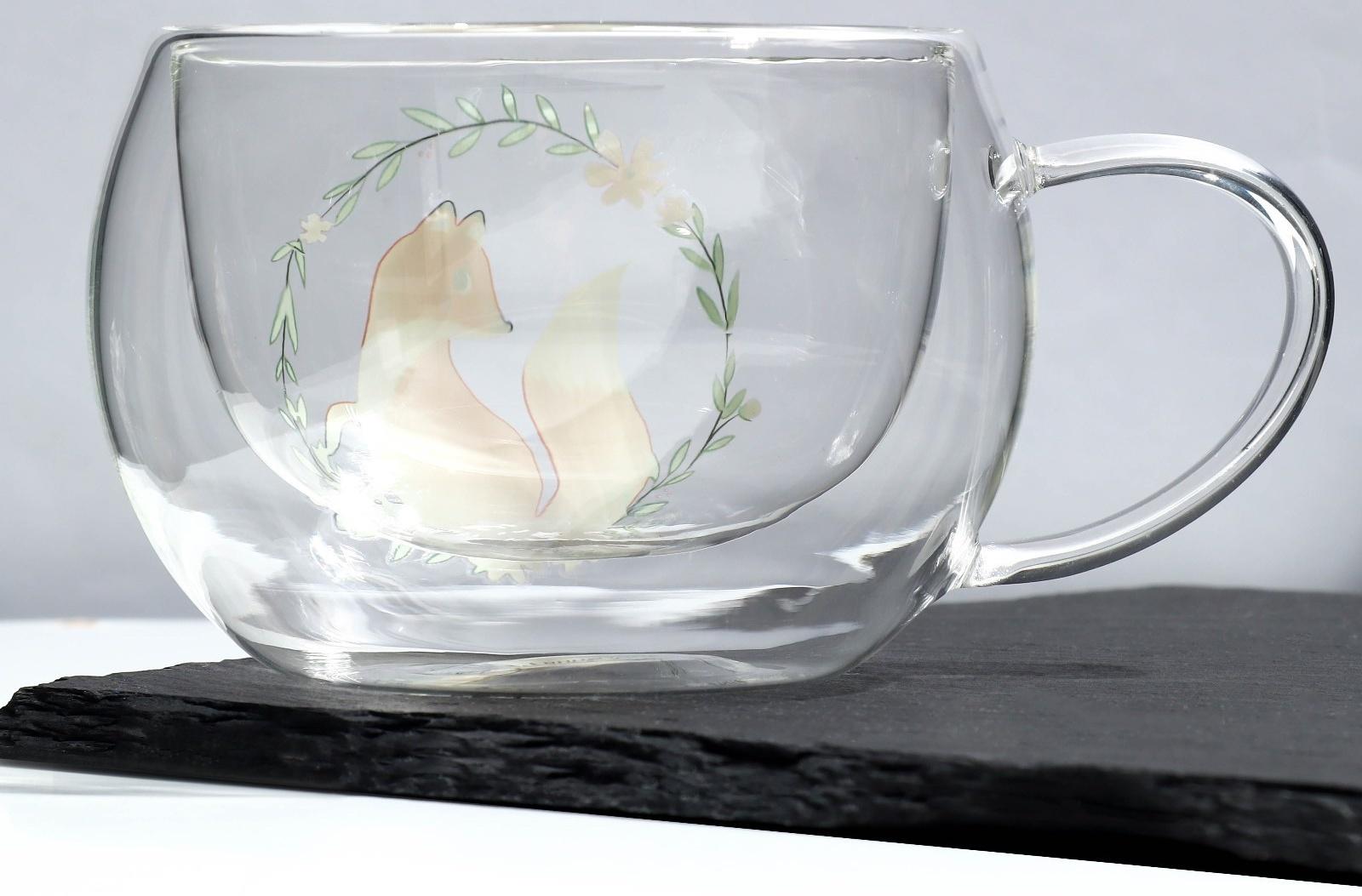 Кружка с двойными стенками «Лисичка», 270 мл