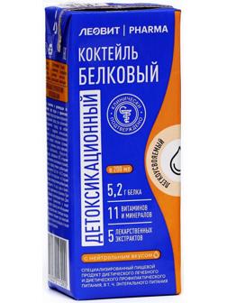 Коктейль белковый ЛЕОВИТ PHARMA Нутрио детоксикационный, 200 мл