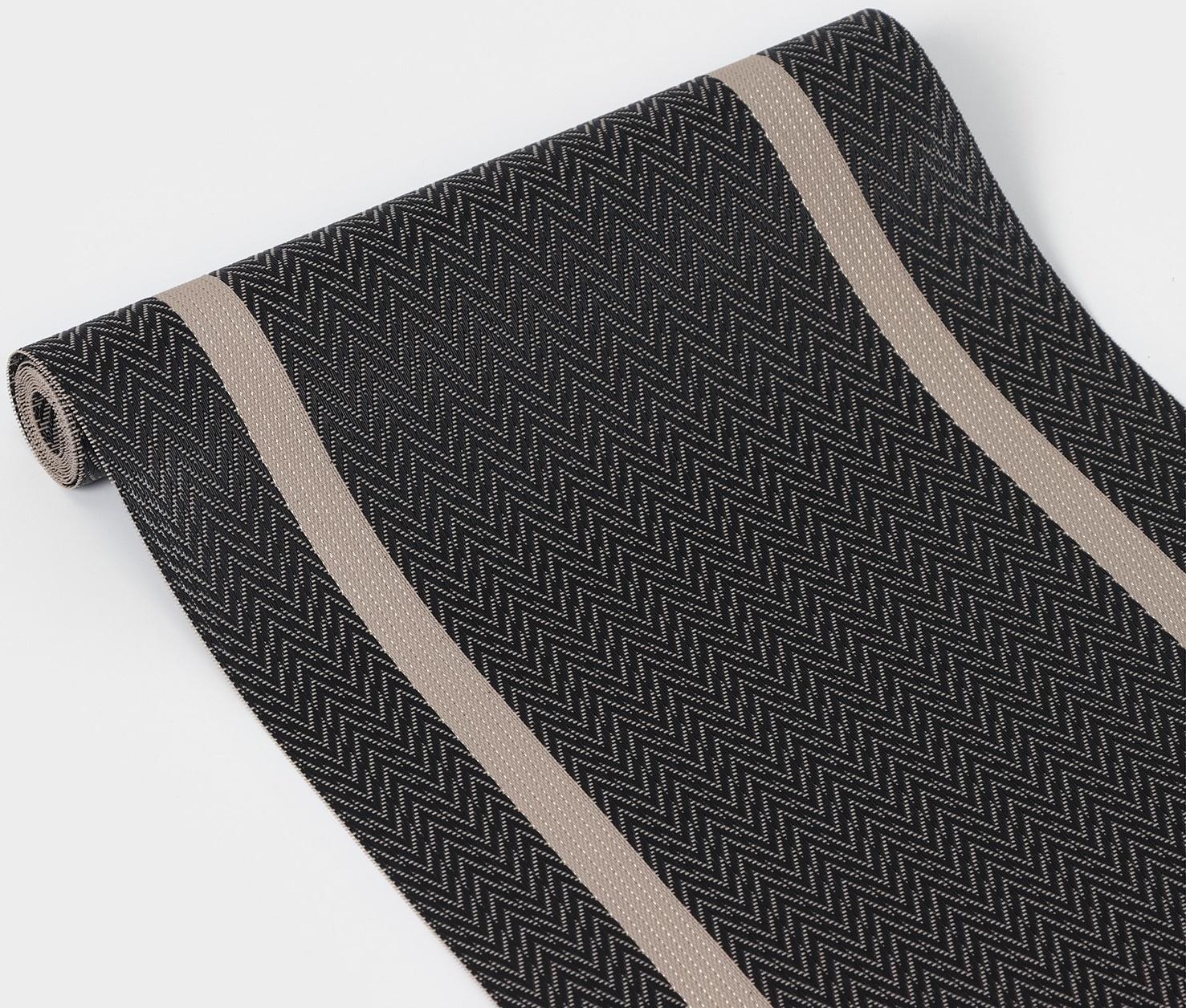 Дорожка на стол Magistro «Рона», 30×150 см, цвет чёрный