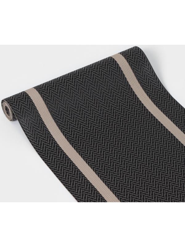 Дорожка на стол Magistro «Рона», 30×150 см, цвет чёрный