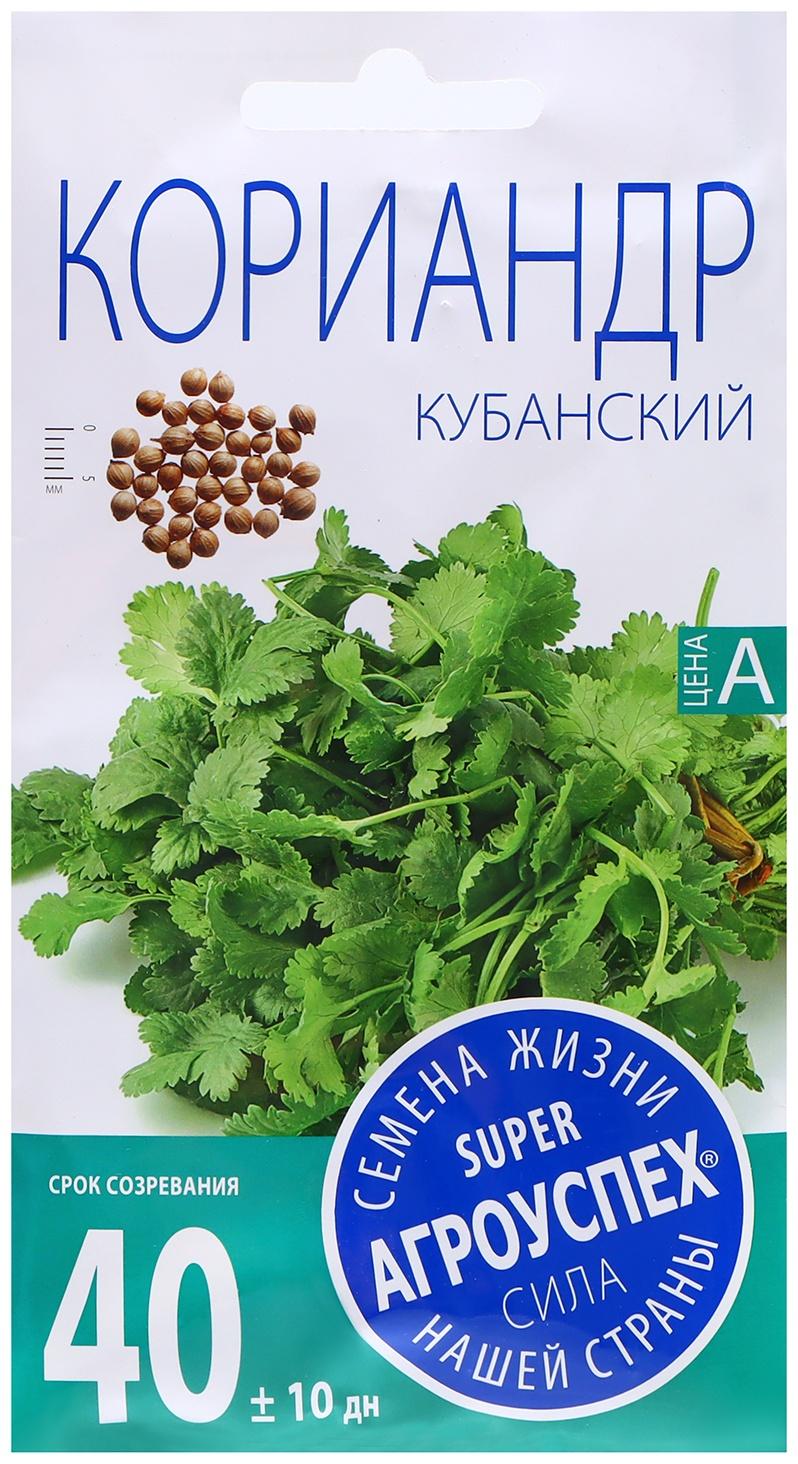 Семена Кориандр (кинза) Кубанский, семена Агроуспех 5г