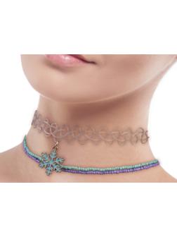 Набор украшений, бусы 2 шт, чокер