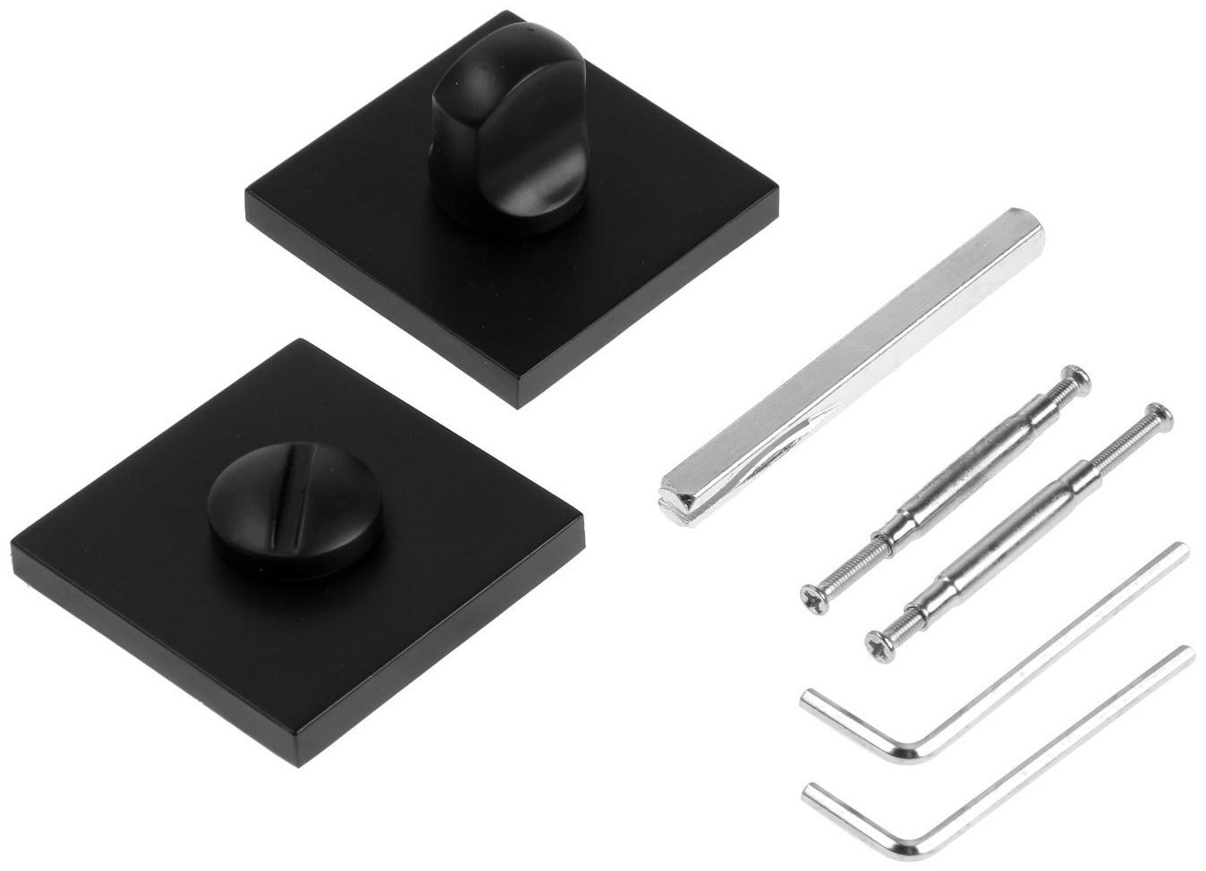 Завертка дверная к ручкам LOCKLAND PRO, цвет черный