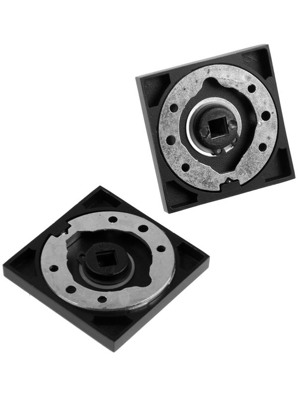 Завертка дверная к ручкам LOCKLAND PRO, цвет черный