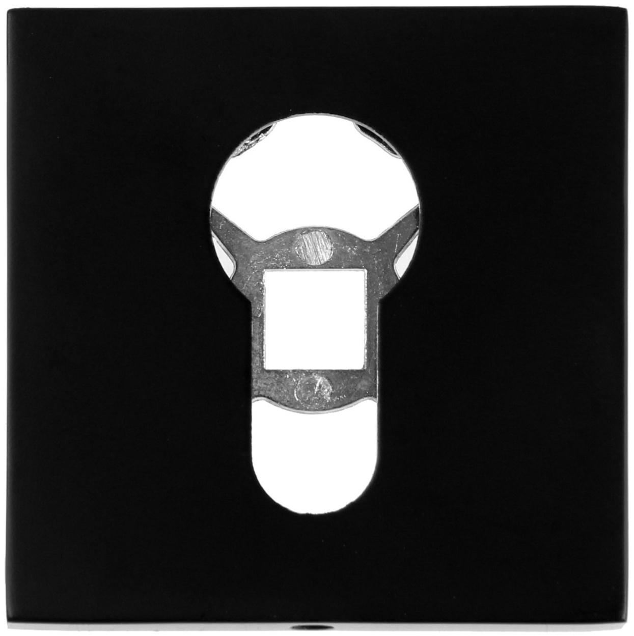 Накладка дверная к ручкам LOCKLAND PRO, цвет черный