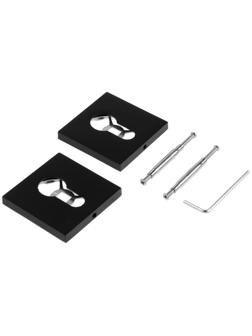 Накладка дверная к ручкам LOCKLAND PRO, цвет черный