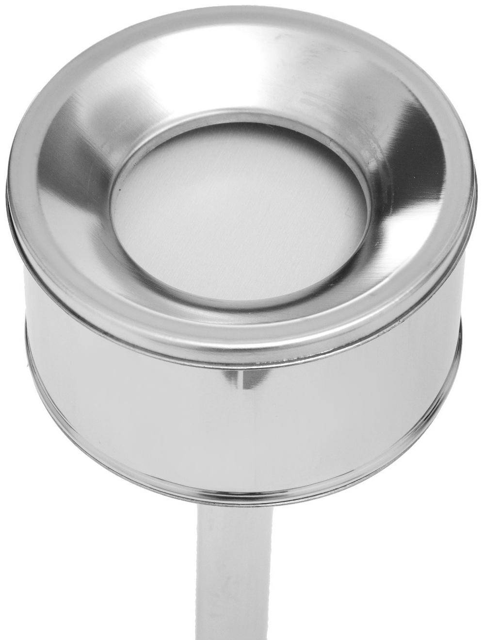 Урна-пепельница ПН-150, хром, 3 л, D=26 Н=69 см