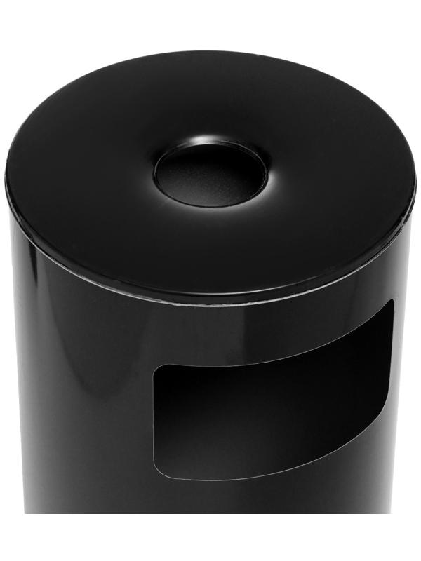 Урна с пепельницей 300, черный, D=30 Н=71,8 см, 50 л
