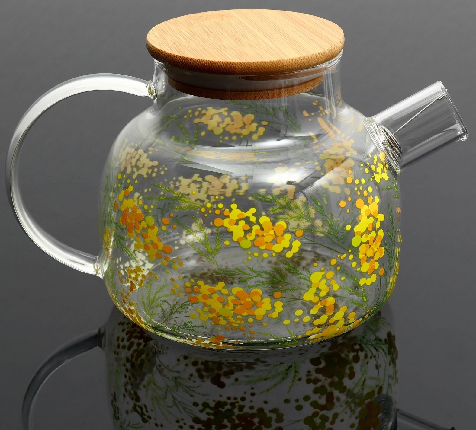 Чайник «Нежная мимоза», 1000 мл