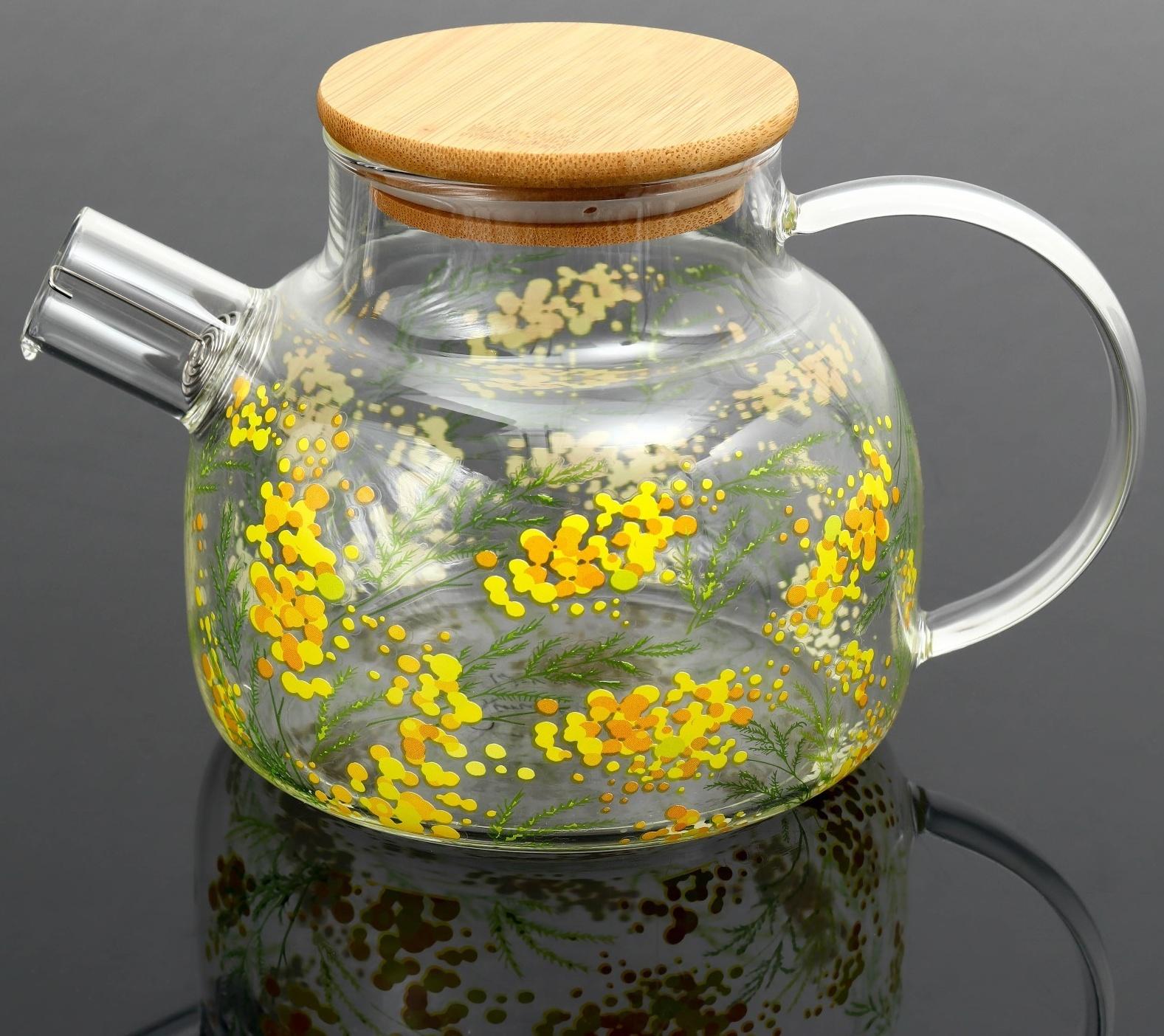 Чайник «Нежная мимоза», 1000 мл