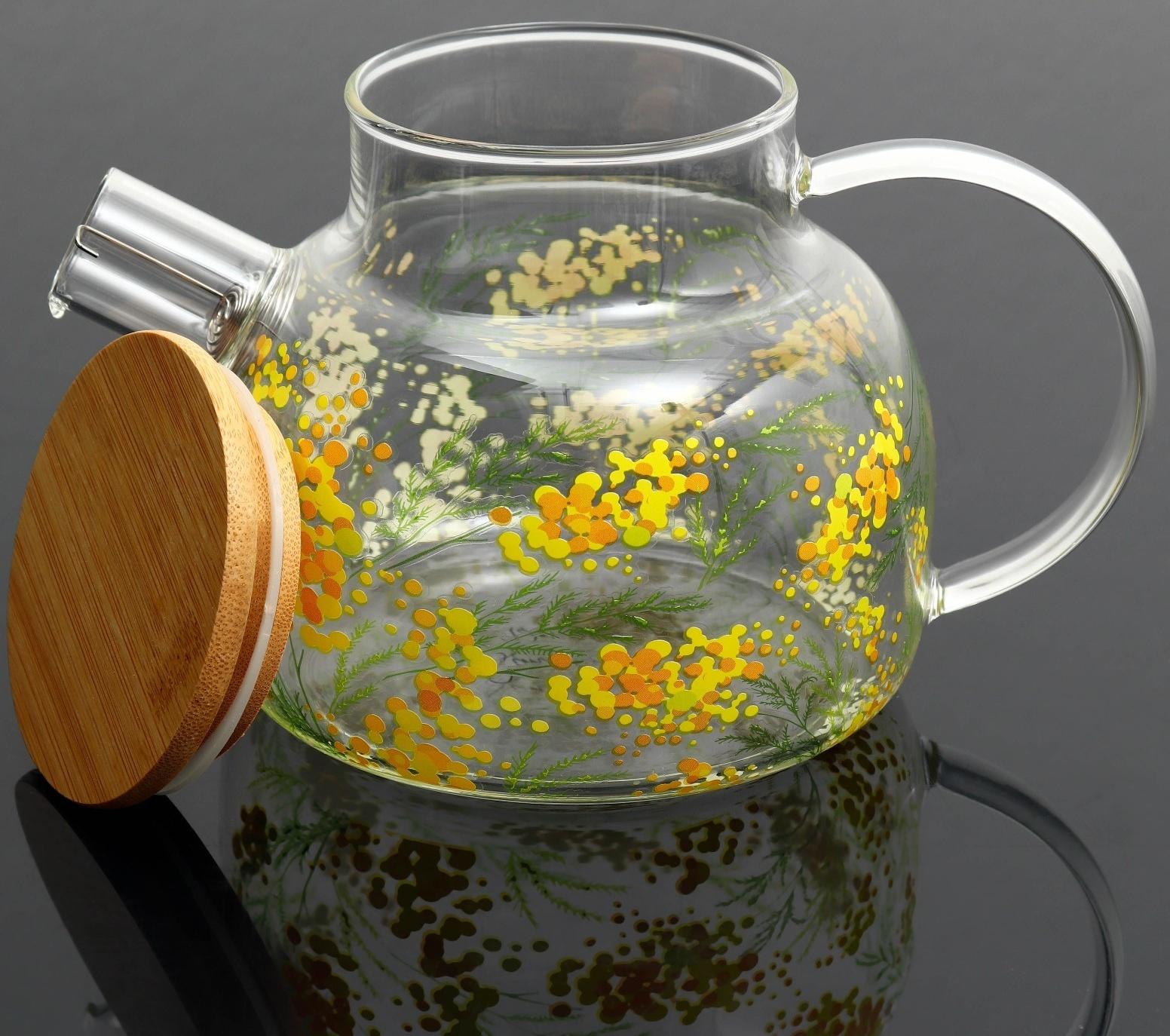 Чайник «Нежная мимоза», 1000 мл