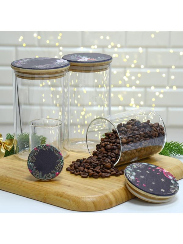 Банка для хранения «Зимние истории», 950 мл