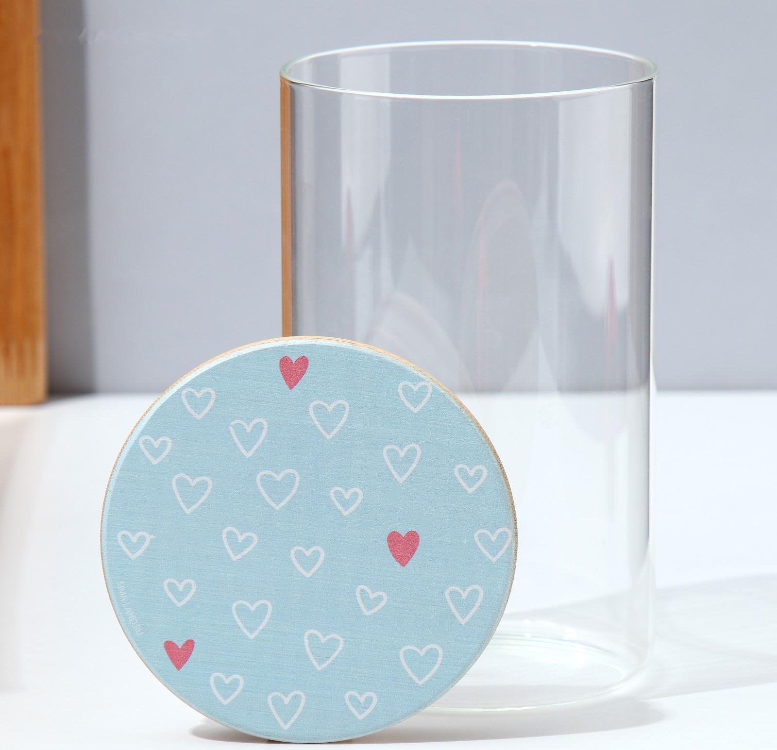 Банка для хранения «Готовь с любовью», 950 мл