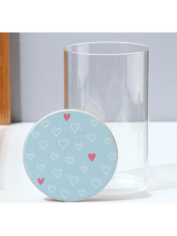 Банка для хранения «Готовь с любовью», 950 мл