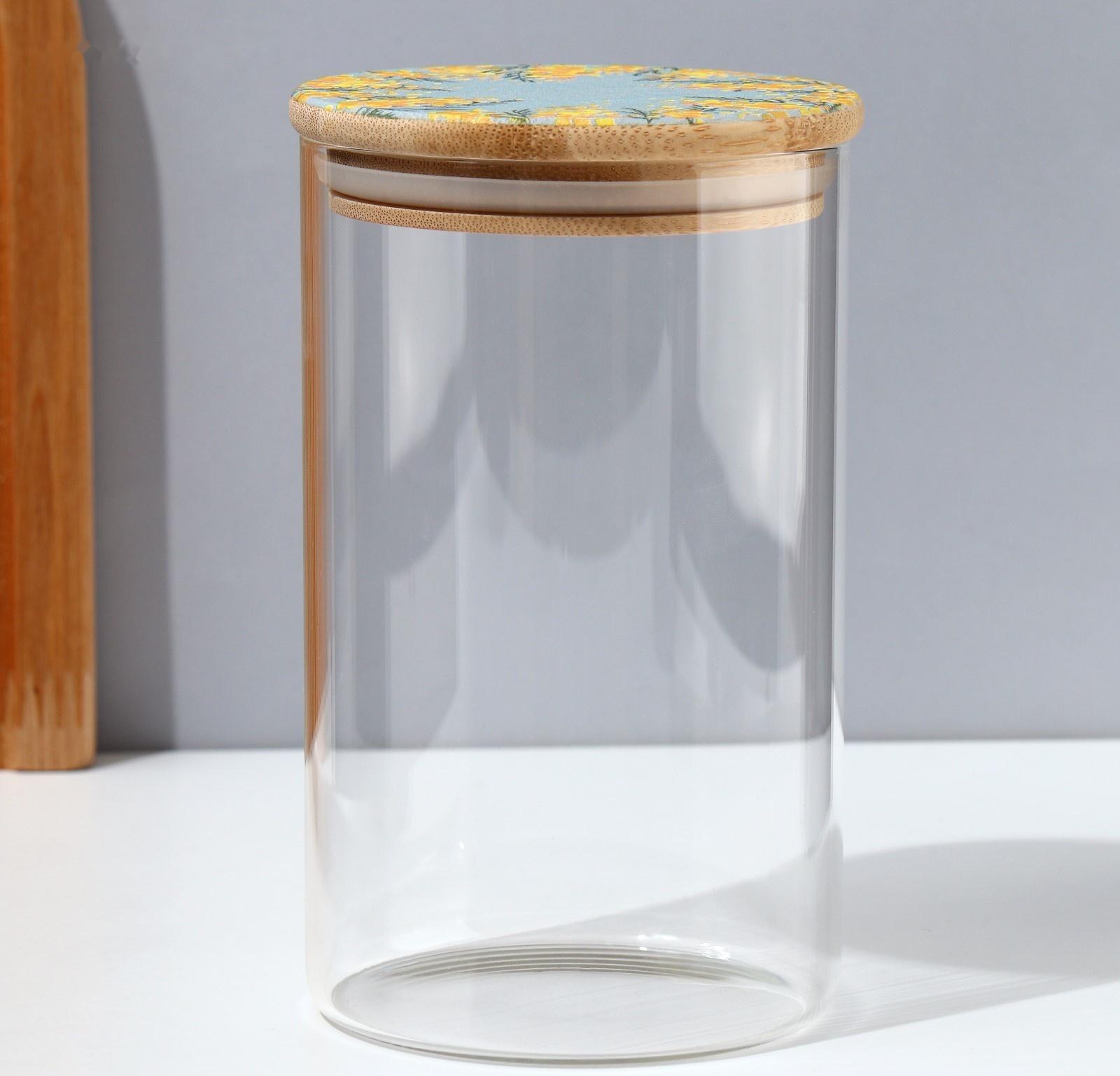 Банка для хранения «Нежная мимоза», 950 мл