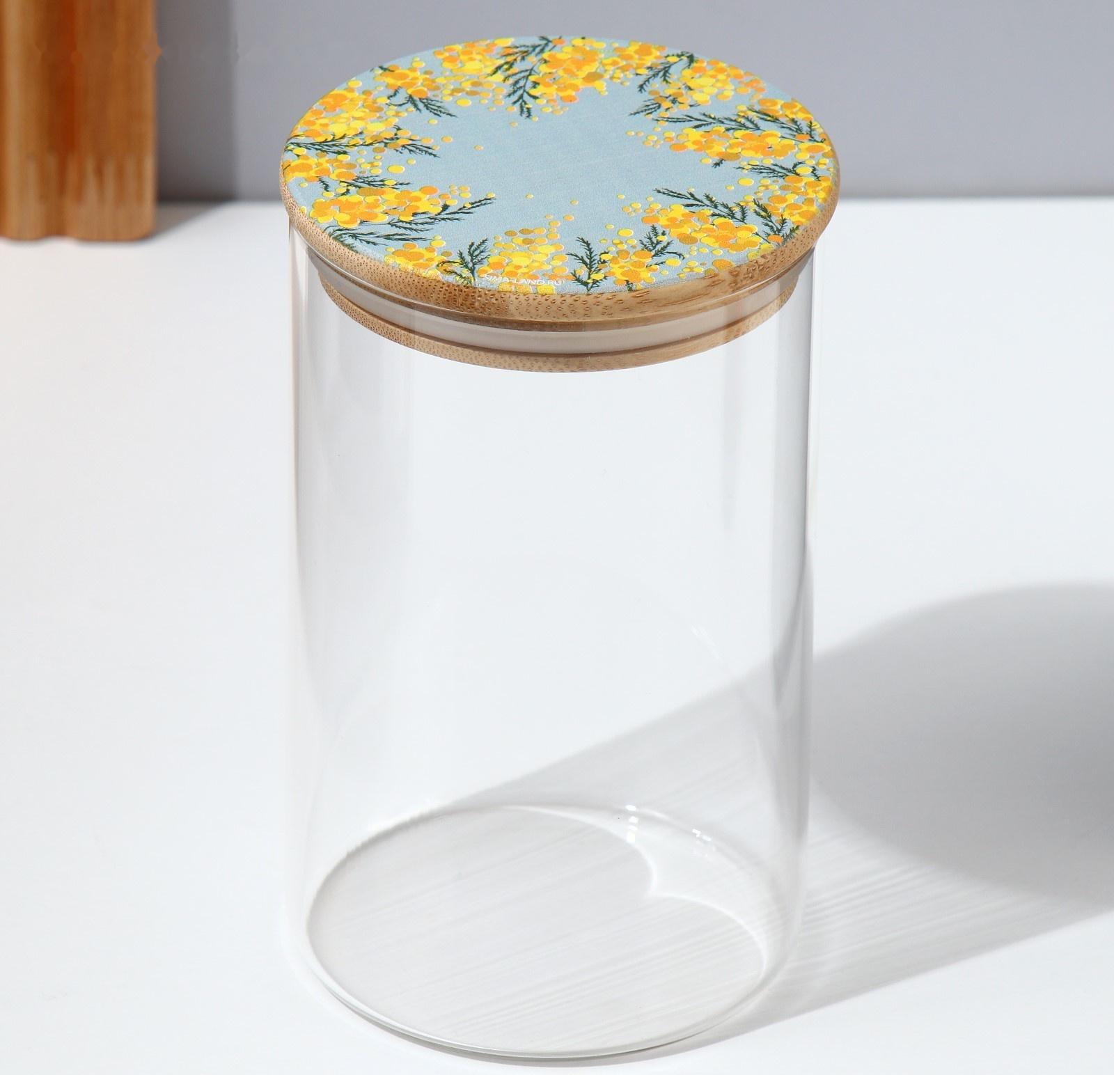 Банка для хранения «Нежная мимоза», 950 мл