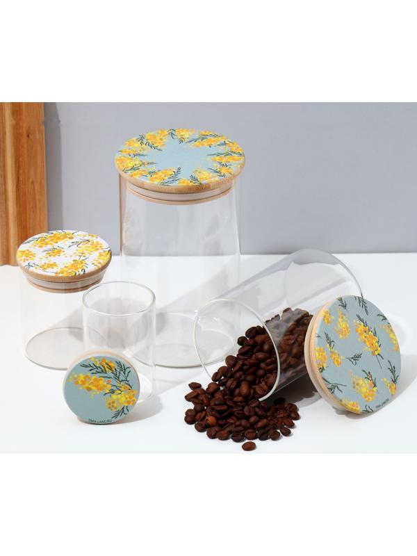 Банка для хранения «Нежная мимоза», 950 мл