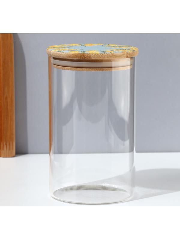 Банка для хранения «Нежная мимоза», 950 мл