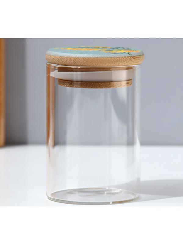 Банка для хранения «Нежная мимоза», 100 мл