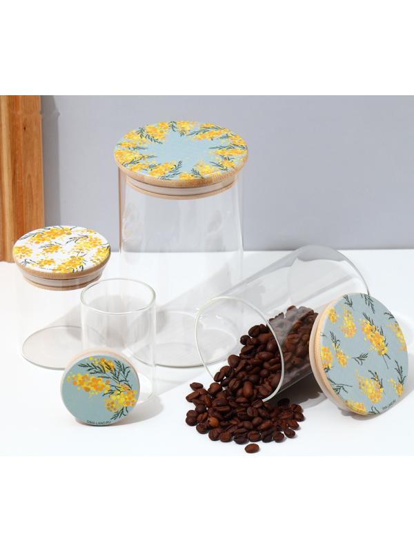 Банка для хранения «Нежная мимоза», 100 мл