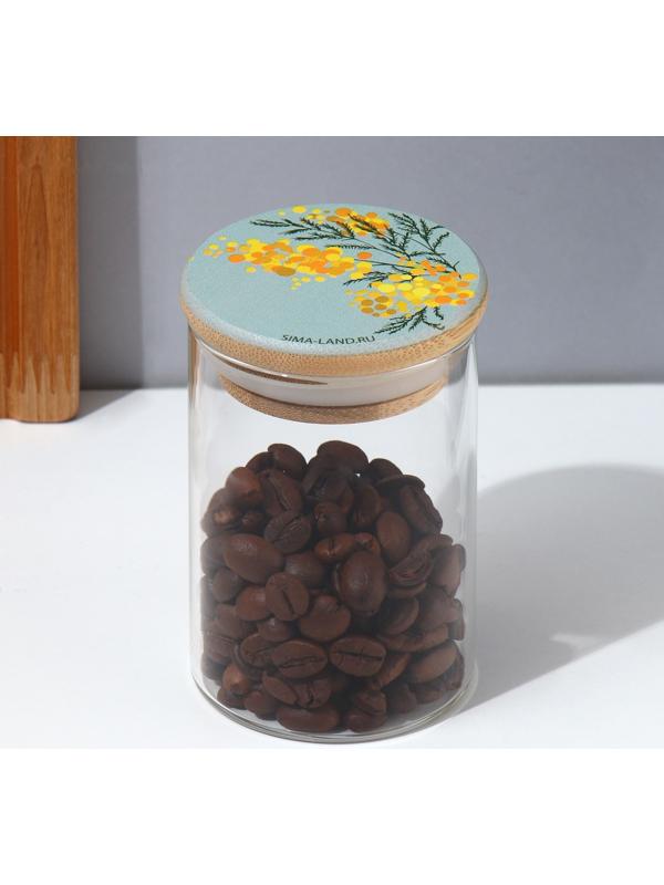 Банка для хранения «Нежная мимоза», 100 мл
