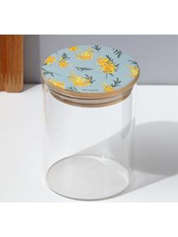 Банка для хранения «Нежная мимоза», 450 мл