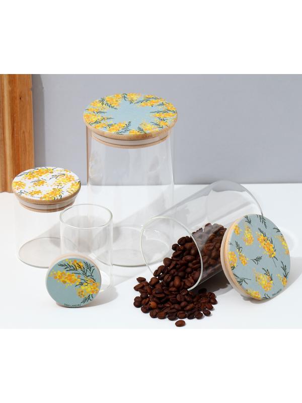 Банка для хранения «Нежная мимоза», 450 мл