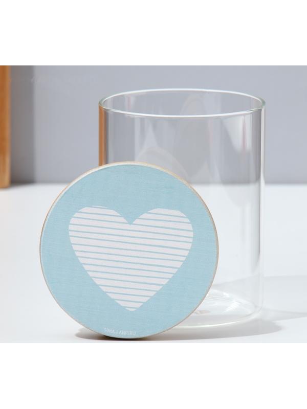 Банка для хранения «Готовь с любовью», 450 мл