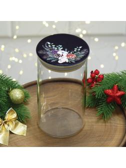 Банка для хранения «Зимние истории», 700 мл