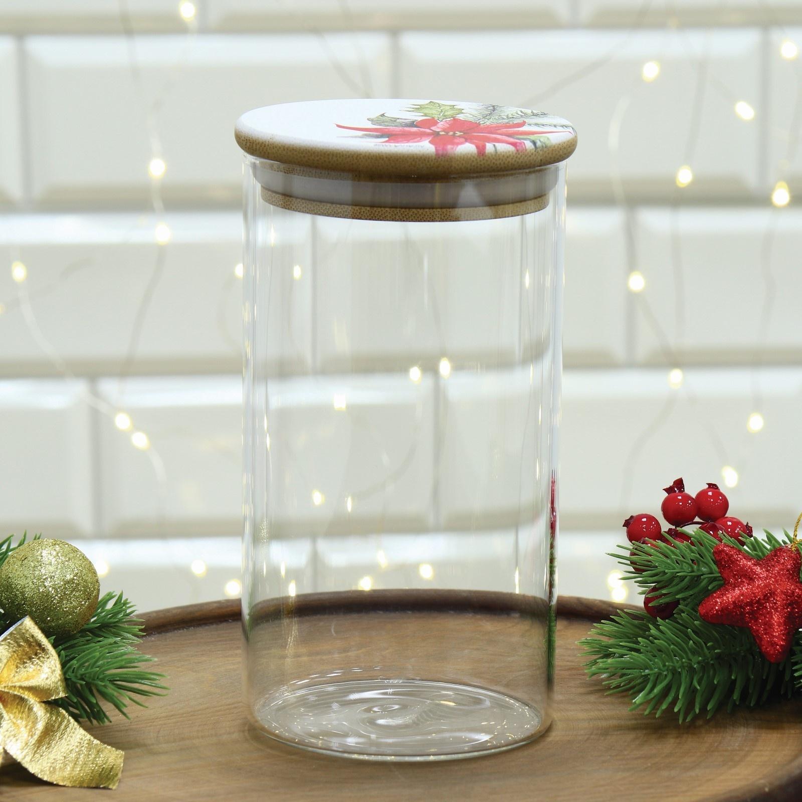 Банка для хранения «Рождественская звезда», 700 мл