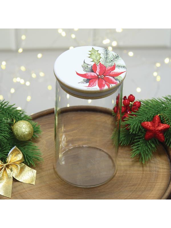 Банка для хранения «Рождественская звезда», 700 мл