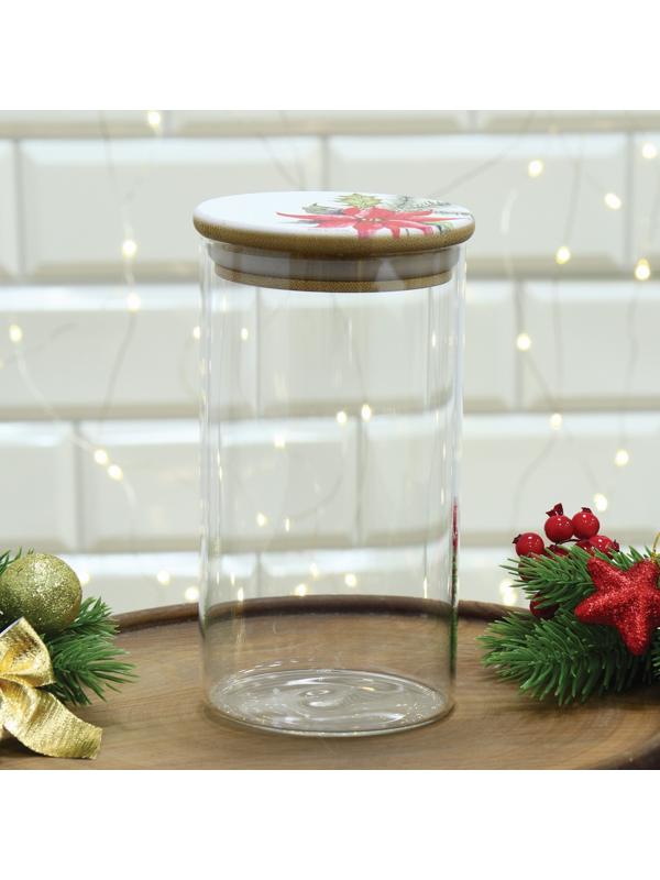 Банка для хранения «Рождественская звезда», 700 мл