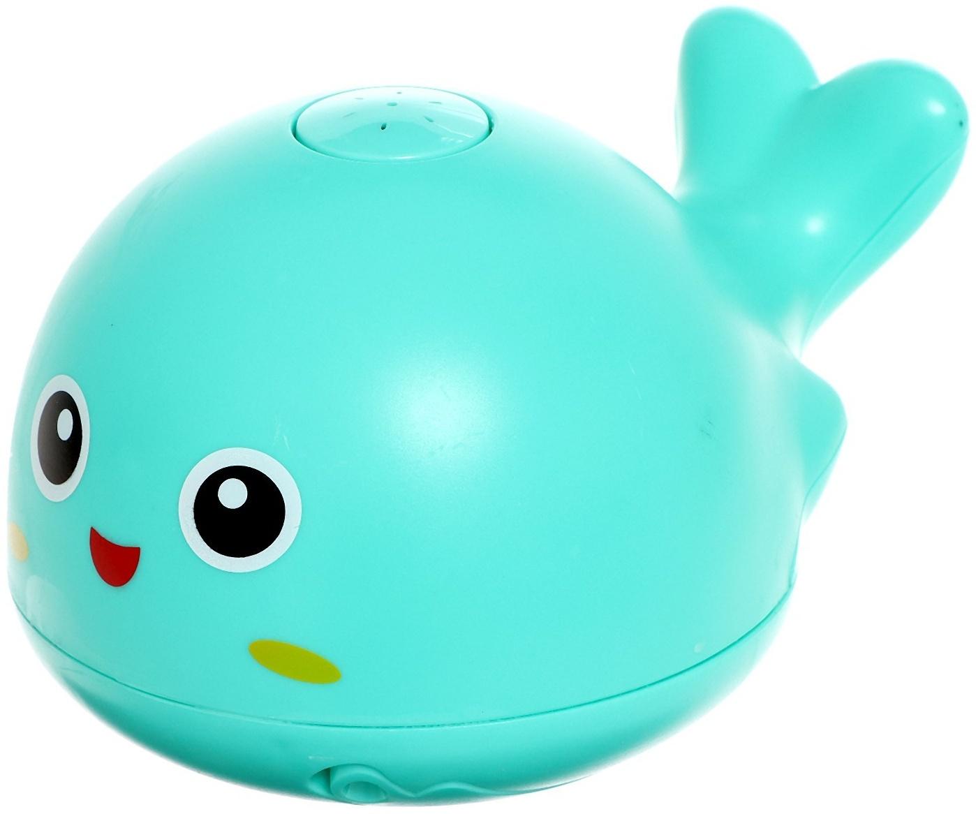 Музыкальная игрушка-фонтанчик «Весёлый кит», водоплавающая