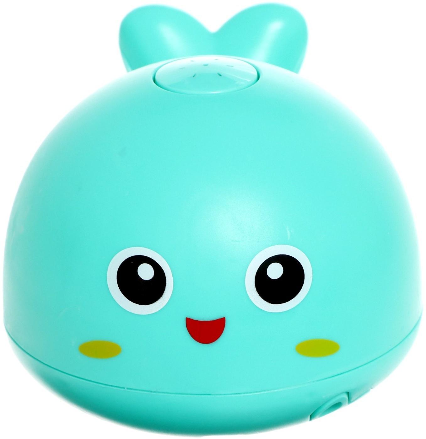 Музыкальная игрушка-фонтанчик «Весёлый кит», водоплавающая