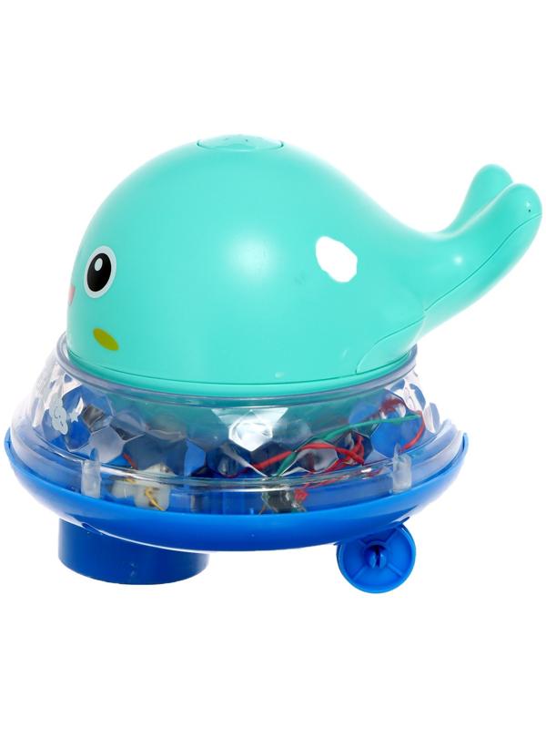 Музыкальная игрушка-фонтанчик «Весёлый кит», водоплавающая