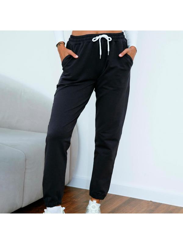 Брюки женские, цвет графит, размер 42